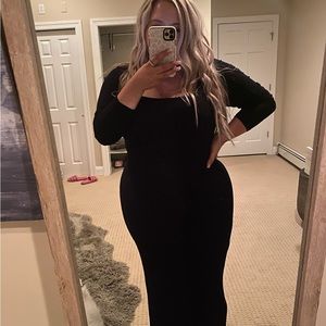 Skims soft lounge black dress sizes L and XL